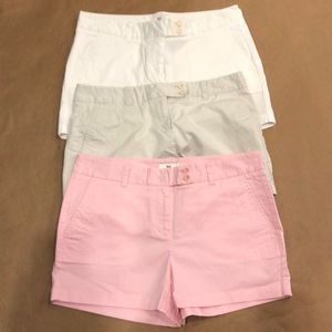 Lot of 3 Vineyard Vine Womans Shorts.  Size 10, 3” inseam. NWOT.